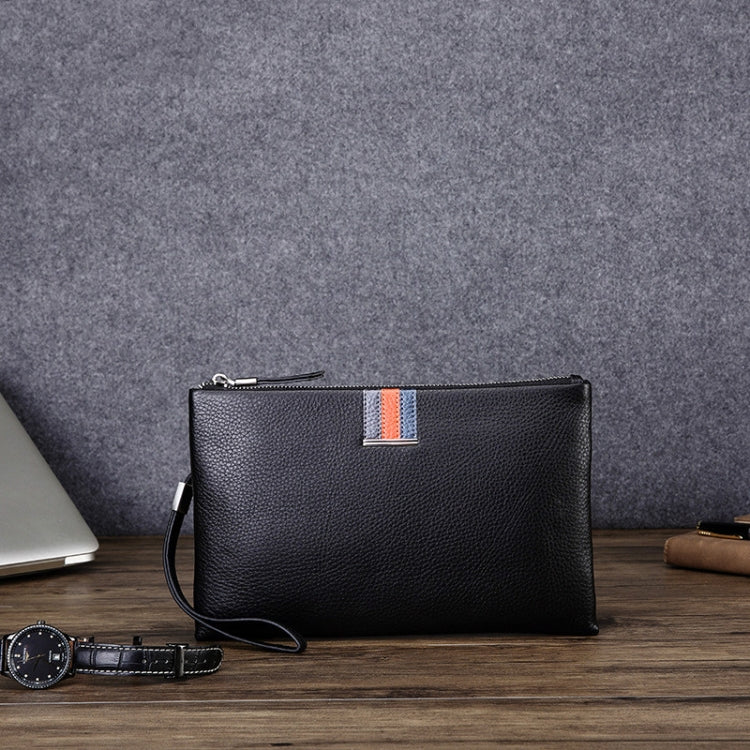 Men Leather Casual Clutch Leather Smart Anti-Theft & Anti-Lost Coin Purse, Size:Small - Wallets by buy2fix | Online Shopping UK | buy2fix