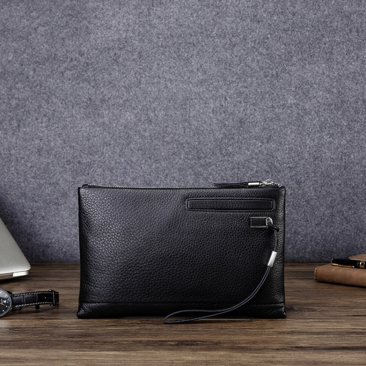 Men Leather Casual Clutch Leather Smart Anti-Theft & Anti-Lost Coin Purse, Size:Small - Wallets by buy2fix | Online Shopping UK | buy2fix