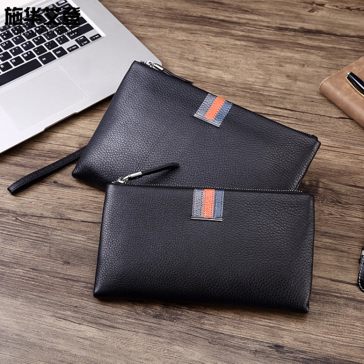 Men Leather Casual Clutch Leather Smart Anti-Theft & Anti-Lost Coin Purse, Size:Small - Wallets by buy2fix | Online Shopping UK | buy2fix