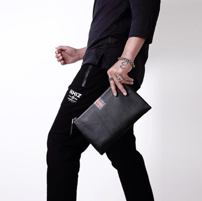 Men Leather Casual Clutch Leather Smart Anti-Theft & Anti-Lost Coin Purse, Size:Small - Wallets by buy2fix | Online Shopping UK | buy2fix