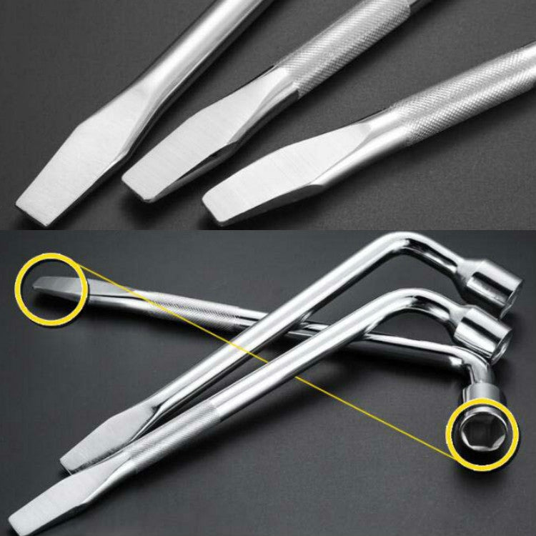 L-Type Car Tire Removal Tool Tire Wrench Socket Wrench, Specification: 22mm by buy2fix