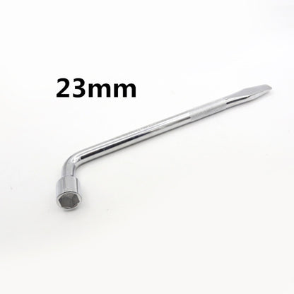 L-Type Car Tire Removal Tool Tire Wrench Socket Wrench, Specification: 23mm by buy2fix