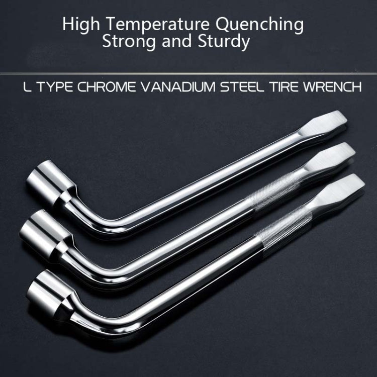 L-Type Car Tire Removal Tool Tire Wrench Socket Wrench, Specification: 23mm by buy2fix