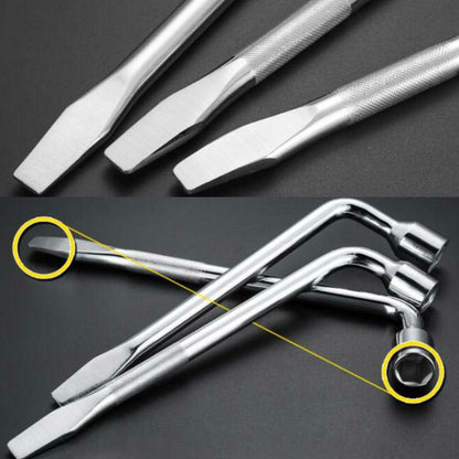 L-Type Car Tire Removal Tool Tire Wrench Socket Wrench, Specification: 24mm by buy2fix