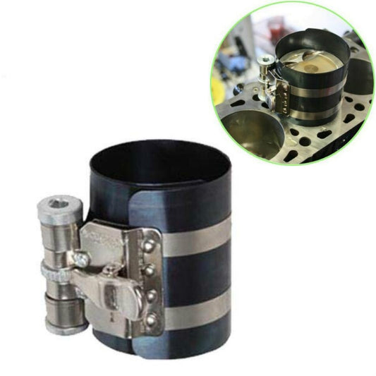 2 PCS Piston Ring Compressor Shrinker Piston Ring Installation Tool Engine Repair Tool, Specification: 3 inch - Engine Fittings by buy2fix | Online Shopping UK | buy2fix