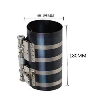 2 PCS Piston Ring Compressor Shrinker Piston Ring Installation Tool Engine Repair Tool, Specification: 6 inch - Engine Fittings by buy2fix | Online Shopping UK | buy2fix