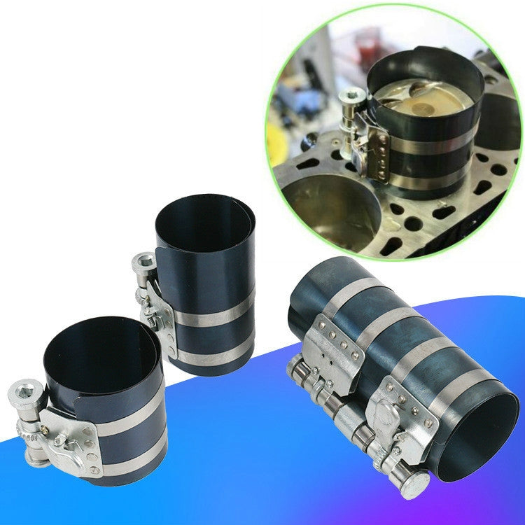 2 PCS Piston Ring Compressor Shrinker Piston Ring Installation Tool Engine Repair Tool, Specification: 6 inch - Engine Fittings by buy2fix | Online Shopping UK | buy2fix