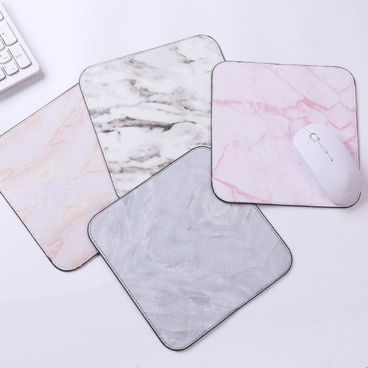 Office Desk Mat Marble Pattern Desk Organizer School Supplies Mouse Desk Tools(Beige) by buy2fix