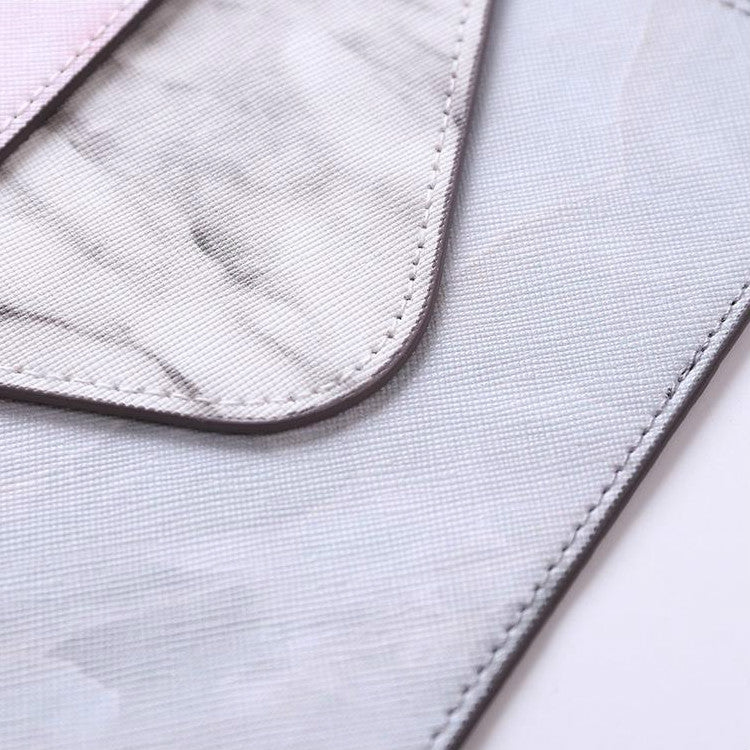 Office Desk Mat Marble Pattern Desk Organizer School Supplies Mouse Desk Tools(Beige) by buy2fix