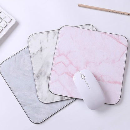 Office Desk Mat Marble Pattern Desk Organizer School Supplies Mouse Desk Tools(Beige) by buy2fix