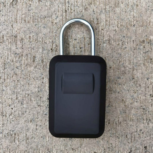 Password Key Box Wall-Mounted Metal Box Password Box Outdoor Key Anti-Theft Storage Box, Specification: Waterproof Cover(Silver Black) - Safety Box by buy2fix | Online Shopping UK | buy2fix
