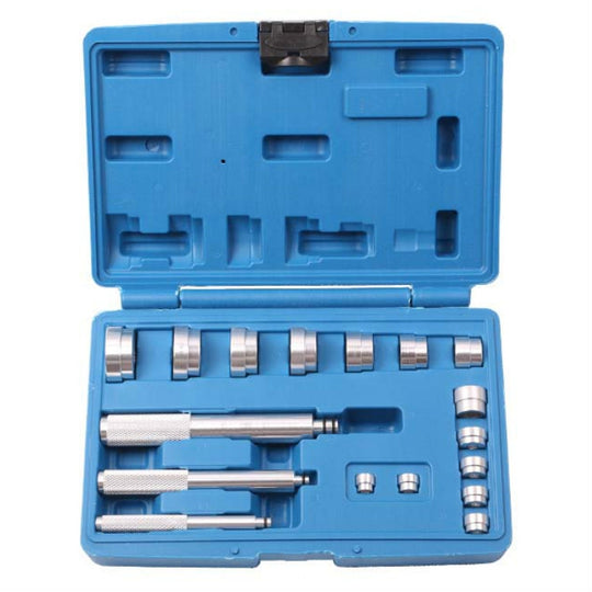 17-in-1-Werkzeug zur Demontage von Lagern aus Aluminiumlegierung, Lagerinstallations-Auszieher (blau)