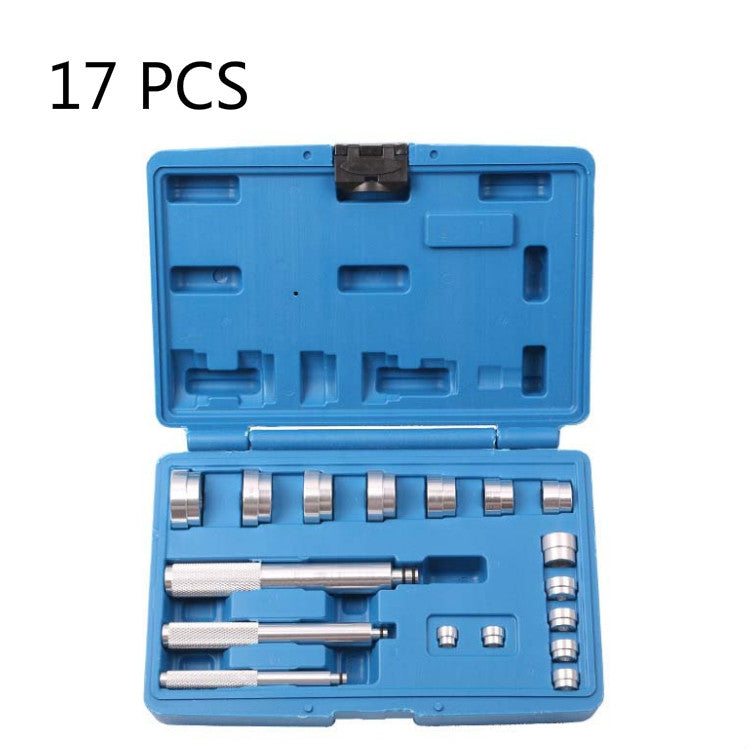 17 In 1 Small Aluminum Alloy Bearing Disassembly Tool Bearing Installation Extractor(Blue) by buy2fix