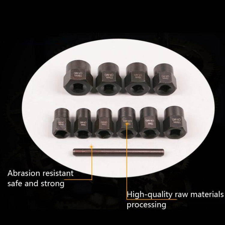 11 In 1 Damaged Nut Removal Tool Anti-Corrosion Sliding Thread Nut Extractor by buy2fix