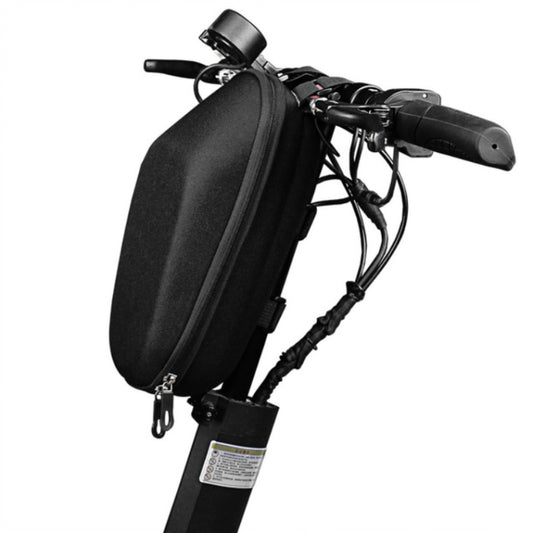 For Xiaomi No.9 Electric Scooter PU Leather Waterproof EVA Hard Shell Bag Electric Folding Car Front Bag, Size:30 x 16.5 x 14.5cm(Black) - Accessories & Parts by buy2fix | Online Shopping UK | buy2fix