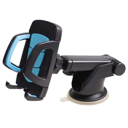 Car Phone Holder Car Air Outlet Mobile Phone Holder Suction Cup Navigation Instrument Panel General, Style:2 in 1(Blue) by buy2fix