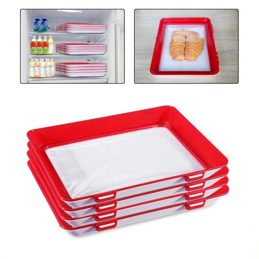 Vacuum Fresh-Keeping Tray Refrigerator Clever Tray - Preservation Supplies by buy2fix | Online Shopping UK | buy2fix