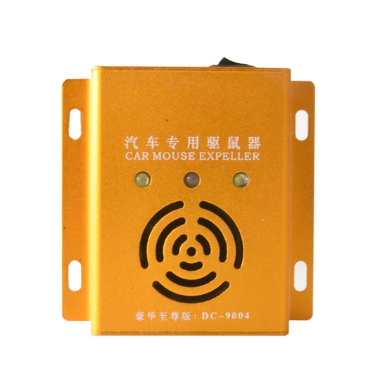 Car Mouse Repeller Ultrasonic Electronic Car Mouse Repeller Sound And Light Combined Mouse And Insect Repeller(Gold) - Others by buy2fix | Online Shopping UK | buy2fix