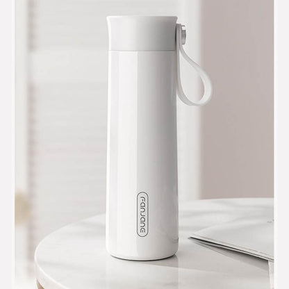 FANJANE Reminder Drinking Smart Thermos Cup(White) - Vacuum Thermoses & Cups by FANJANE | Online Shopping UK | buy2fix
