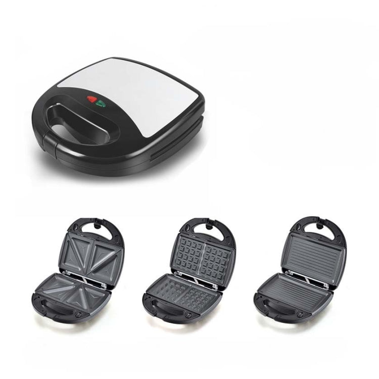 3 in 1 Sandwich Maker Multi-Function Waffle Maker Panini Breakfast Maker, EU Plug - Electric Skillets by buy2fix | Online Shopping UK | buy2fix