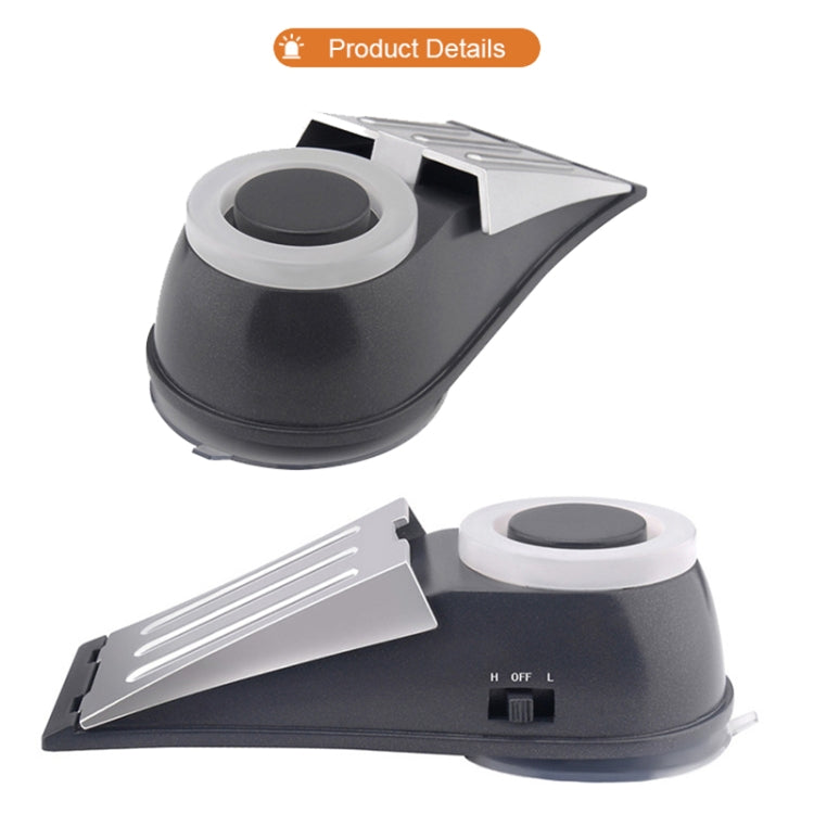 MSA-803 Window Vibration Alarm Door Stopper Flashing Light Burglar Alarm(White) - Door Window Alarm by buy2fix | Online Shopping UK | buy2fix