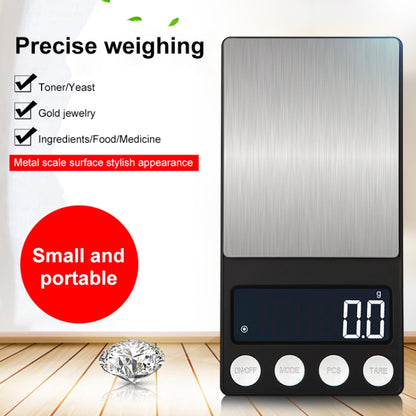 High-Precision Electronic Scale Mini Portable Jewellery Medicine Scale, Style:500g/0.1g by buy2fix