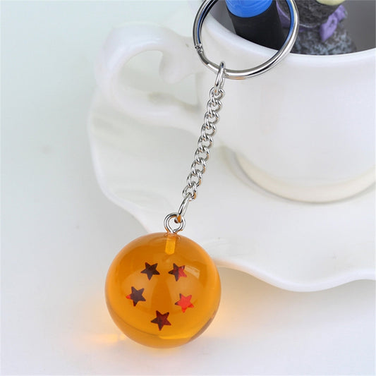 2 PCS Anime 7 Stars Balls 2.7cm PVC Figures Toys Keychain(5 star) by buy2fix