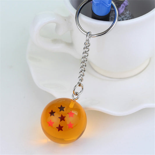 2 PCS Anime 7 Stars Balls 2.7cm PVC Figures Toys Keychain(7 star) by buy2fix