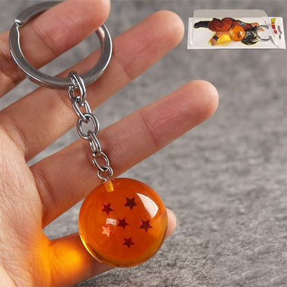 2 PCS Anime 7 Stars Balls 2.7cm PVC Figures Toys Keychain(7 star) by buy2fix