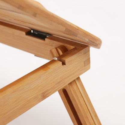 Folding Laptop Desk Bed Card Slot Lifting Type Lazy Computer Desk, Size: Medium (54cm), Style:with Drawer - Laptop Stand by buy2fix | Online Shopping UK | buy2fix