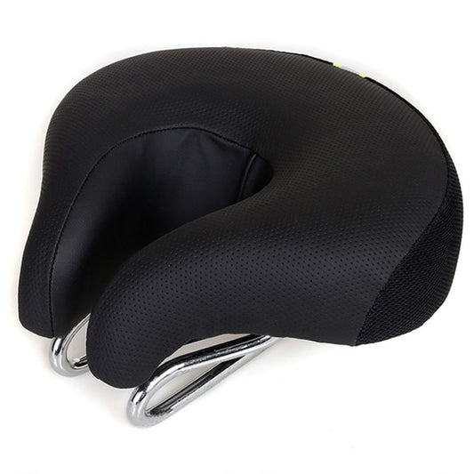 Noseless Bicycle Saddle Mountain Bike Thickened  Soft Cushion(Black) - Bicycle Saddle by buy2fix | Online Shopping UK | buy2fix