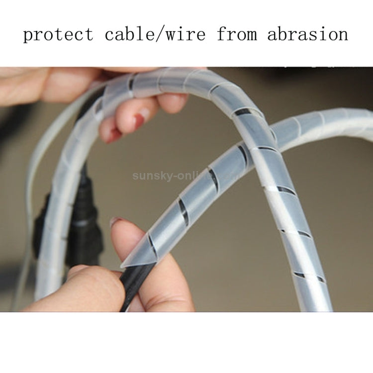 Wire Protection Tape Insulated Winding Tube, Model: 25mm / 2m Length(White) by buy2fix