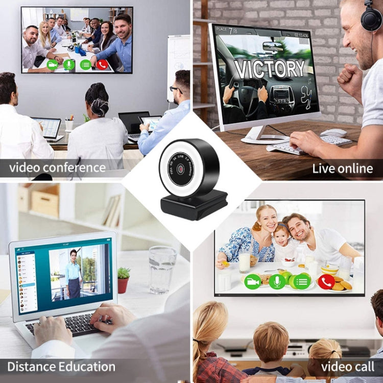 A9mini USB Drive-Free HD Fill Light Camera with Microphone, Pixel:1.0 Million Pixels 720P by buy2fix