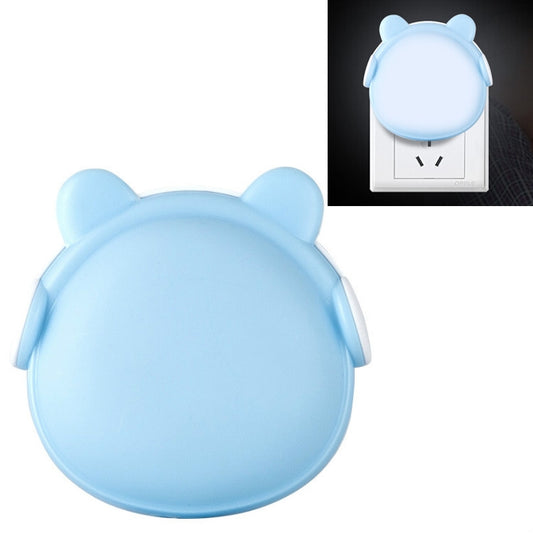 4 PCS Smart Light Control LED Bedroom Mini Night Light Energy-Saving Bedside Lamp, US Plug(Blue) - Night Lights by buy2fix | Online Shopping UK | buy2fix