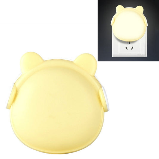 4 PCS Smart Light Control LED Bedroom Mini Night Light Energy-Saving Bedside Lamp, US Plug(Yellow) - Night Lights by buy2fix | Online Shopping UK | buy2fix