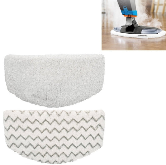Steam Mop Cloth Cover Accessories For Bissell 1940/1440, Specification: 1 Stripe+1 White - For Bissell Accessories by buy2fix | Online Shopping UK | buy2fix