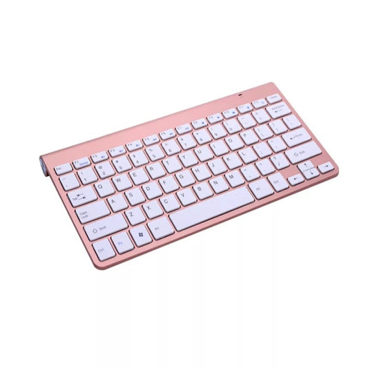 USB External Notebook Desktop Computer Universal Mini Wireless Keyboard Mouse, Style:Keyboard(Rose Gold) by buy2fix