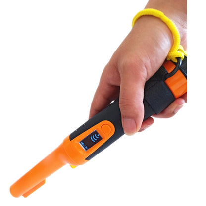 HS-10 Handheld Waterproof Metal Detector LCD Display Metal Positioning Rod(Orange) - Metal Detector by buy2fix | Online Shopping UK | buy2fix
