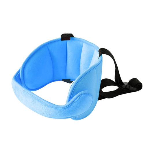 Child Car Seat Head Support Comfortable Safe Sleep Solution Pillows Neck Travel Stroller Soft Cushion(Blue) by buy2fix