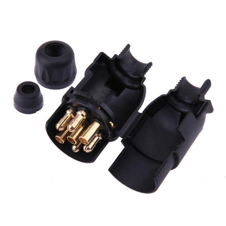 7 Pin Car Trailer Plug Socket 7-Pole Wiring Connector 12V Towbar Towing Caravan Truck Plug Car Electronic RV accessories - Terminal connectors by buy2fix | Online Shopping UK | buy2fix
