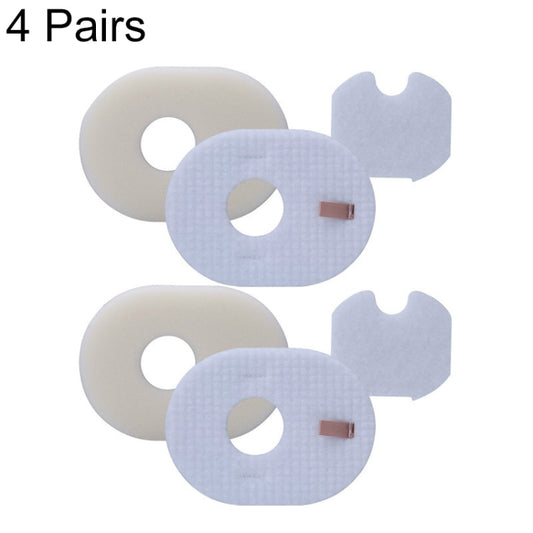 4 Pairs Filter Sponge Household Vacuum Cleaner Accessories for Shark HV300/310 Series - For Shark Accessories by buy2fix | Online Shopping UK | buy2fix