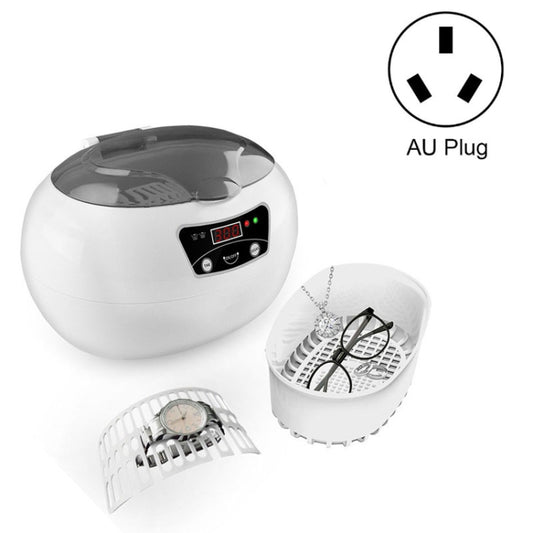 35W 600ml Mini Ultrasonic Cleaner Glasses Jewelry Household Ultrasonic Cleaner, Plug Type:220V UK Plug - Ultrasonic Cleaner by buy2fix | Online Shopping UK | buy2fix