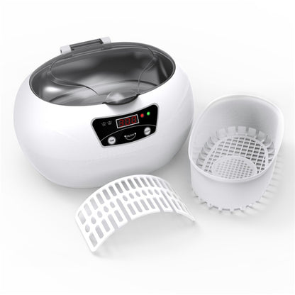 35W 600ml Mini Ultrasonic Cleaner Glasses Jewelry Household Ultrasonic Cleaner, Plug Type:220V UK Plug - Ultrasonic Cleaner by buy2fix | Online Shopping UK | buy2fix