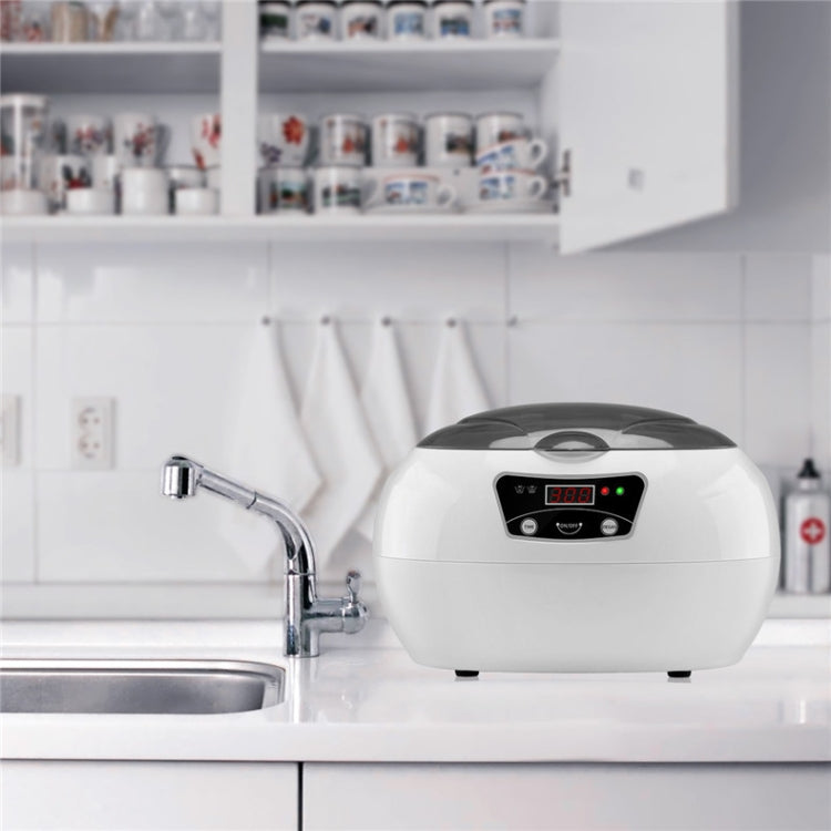 35W 600ml Mini Ultrasonic Cleaner Glasses Jewelry Household Ultrasonic Cleaner, Plug Type:220V UK Plug - Ultrasonic Cleaner by buy2fix | Online Shopping UK | buy2fix