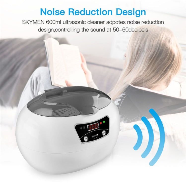 35W 600ml Mini Ultrasonic Cleaner Glasses Jewelry Household Ultrasonic Cleaner, Plug Type:220V UK Plug - Ultrasonic Cleaner by buy2fix | Online Shopping UK | buy2fix