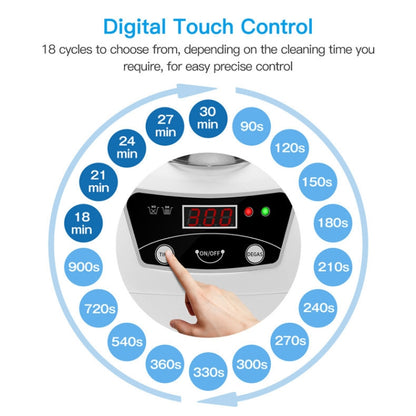 35W 600ml Mini Ultrasonic Cleaner Glasses Jewelry Household Ultrasonic Cleaner, Plug Type:220V UK Plug - Ultrasonic Cleaner by buy2fix | Online Shopping UK | buy2fix