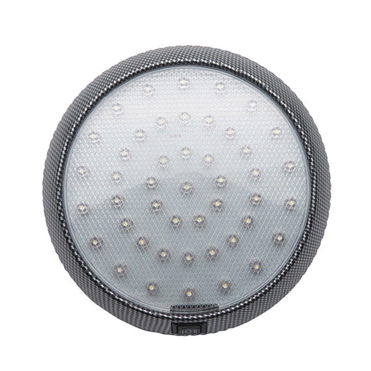 12V 46 LED Roof Light Camper Van Caravan Motor Home Boat White Light with ON / OFF Switch - Dome Lights by buy2fix | Online Shopping UK | buy2fix