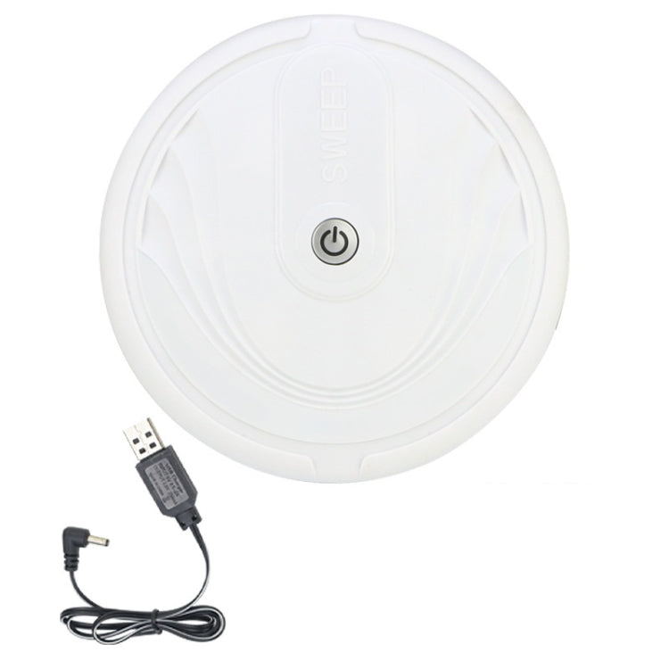 Smart Sweeping Robot Household Hair Cleaner, Specification:Charging Version(White) by buy2fix