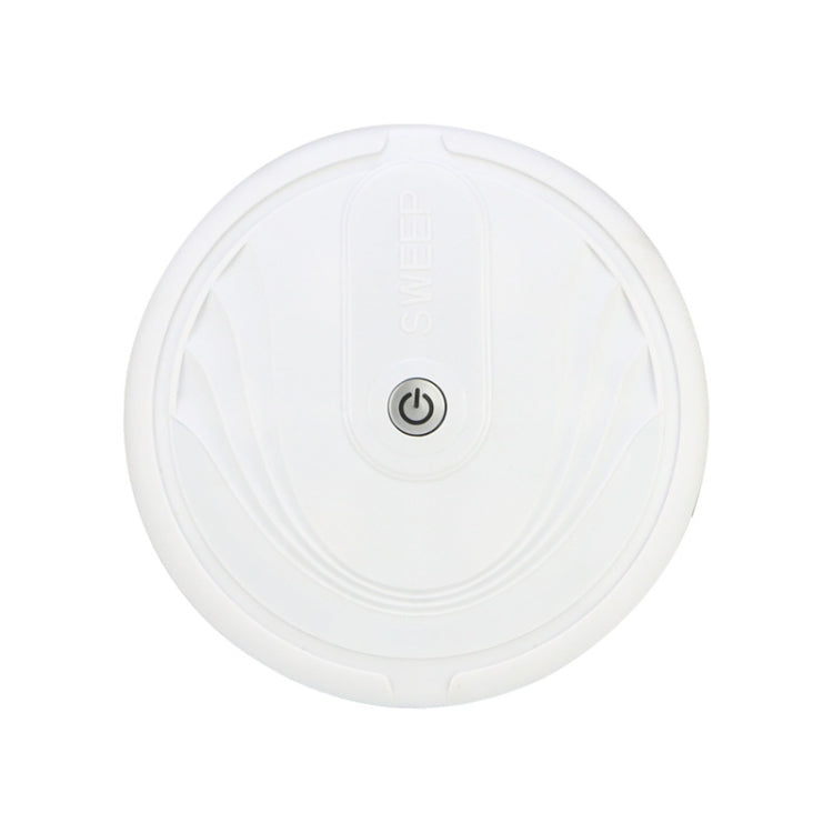 Smart Sweeping Robot Household Hair Cleaner, Specification:Battery Version(White) by buy2fix
