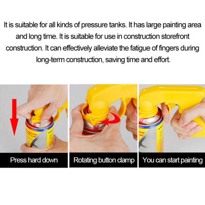 Spray Adaptor Paint Care Aerosol Spray Gun Handle Car Maintenance Tool - Auto Paint Pens by buy2fix | Online Shopping UK | buy2fix